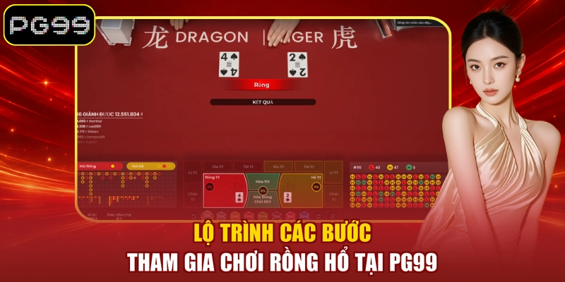 Lộ trình các bước tham gia chơi Rồng Hổ tại PG99